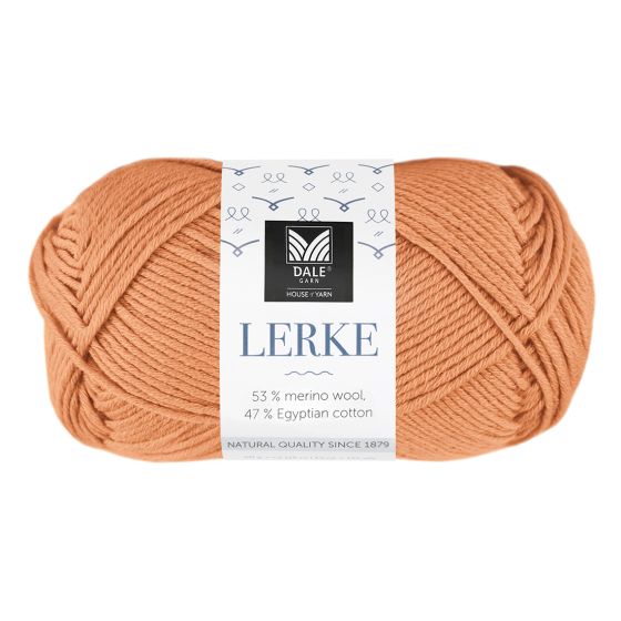 Lerke garnnøste 8172 Honningmelon