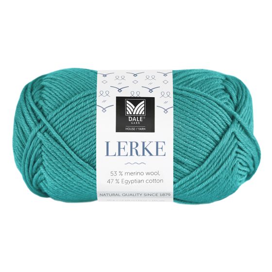 Lerke garnnøste 8173 Tropisk Blå