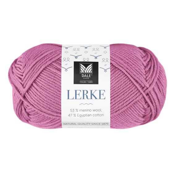 Lerke garnnøste 8176 Fuksia