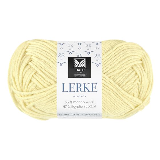 Lerke garnnøste 8177 Lys Gul