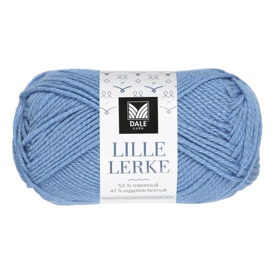 Lille Lerke garnnøste 8160 Isblå