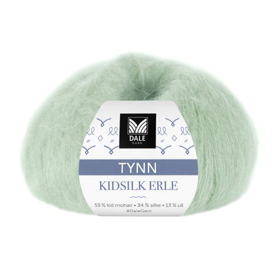 Tynn Kidsilk Erle 4035 Mintgrønn