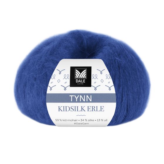 Tynn Kidsilk Erle 4036 Kongeblå