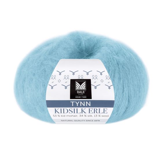 Tynn Kidsilk Erle 4042 Karibisk Blå