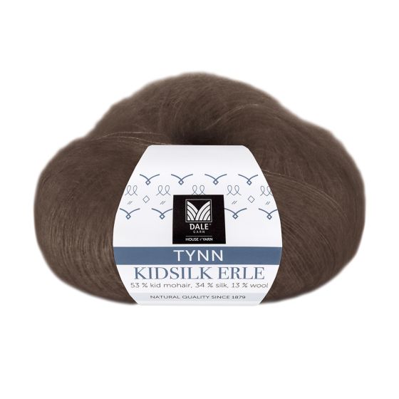 Tynn Kidsilk Erle 4050 Brun