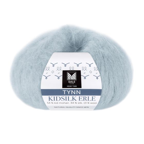 Tynn Kidsilk Erle 4051 Lys blå