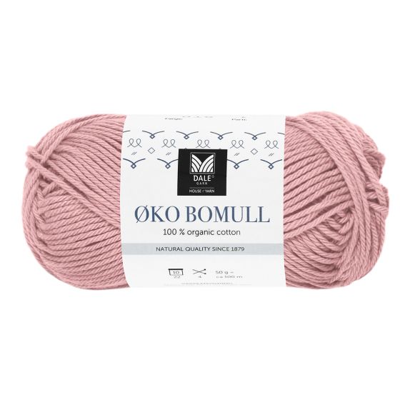 Økologisk Bomull 315 Flamingo