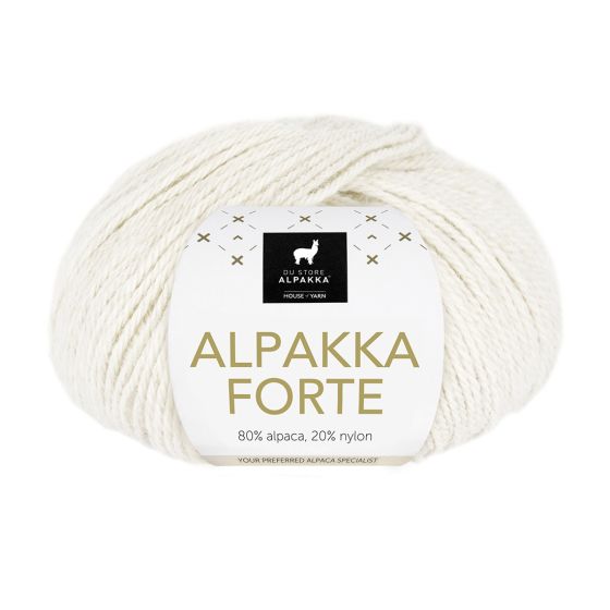 Alpakka Forte Hvit 717