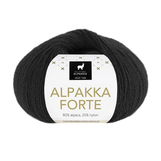 Alpakka Forte Svart 733