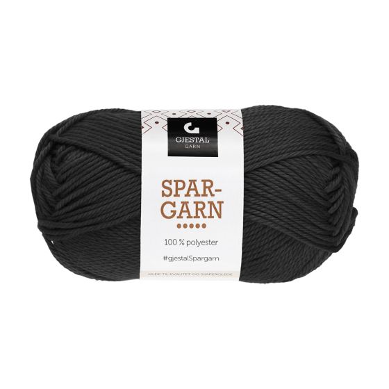 Gjestal Spar garnnøste 522-svart