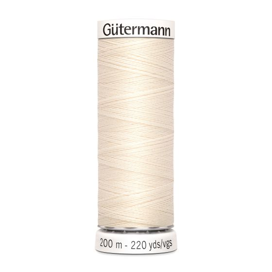 Gutermann sytråd 200m 802-offwhite