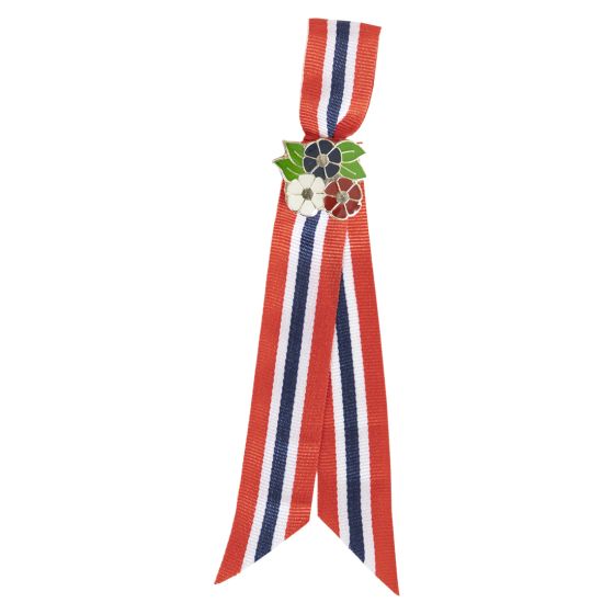17.Mai sløyfe med blomsterpins orginal