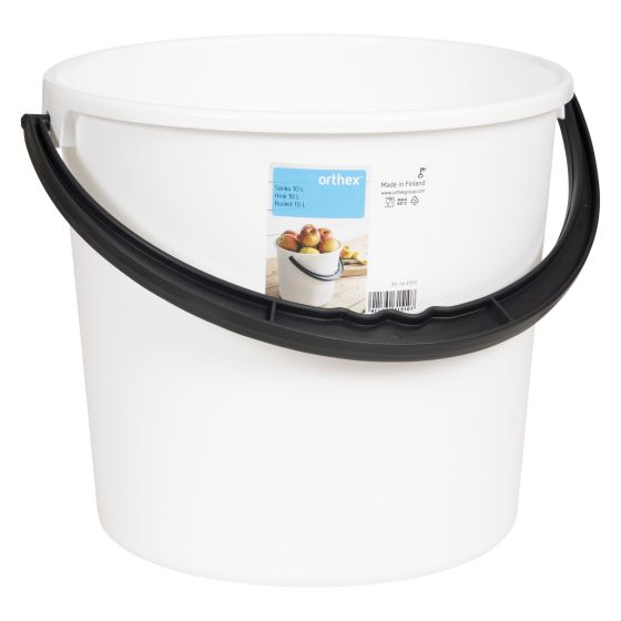 Bøtte 10L hammerplast hvit