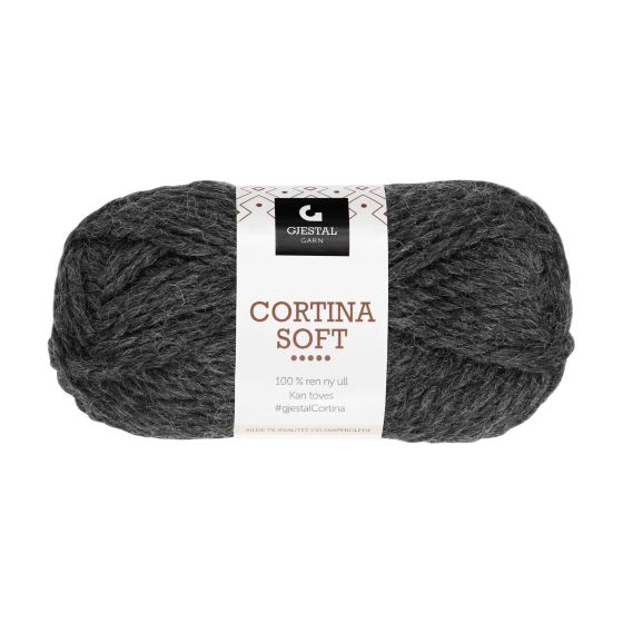 Gjestal Cortina Soft garnnøste 727-koksgrå melert
