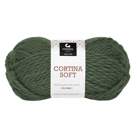 Cortina Soft 50gr garnnøste 809-Armygrønn