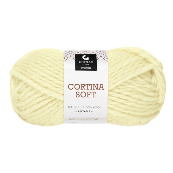 Cortina Soft 50gr garnnøste 812-Lys gul