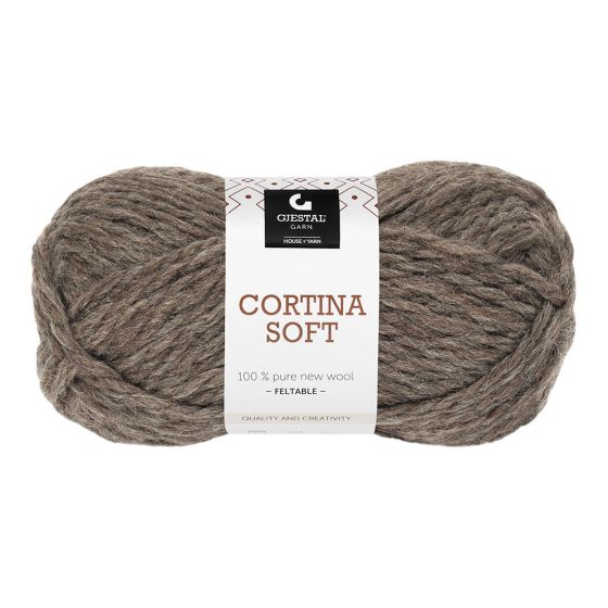 Cortina Soft 50gr garnnøste 813-Mørk brun
