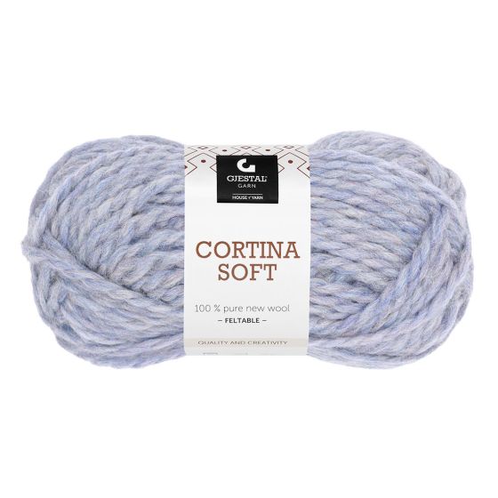 Cortina Soft 50gr garnnøste 816-Blålilla Melert