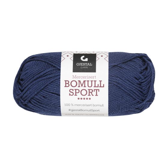 Bomull Sport garnnøste 307-marine