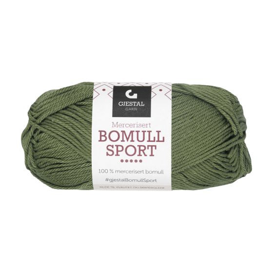 Bomull Sport garnnøste 365-oliven