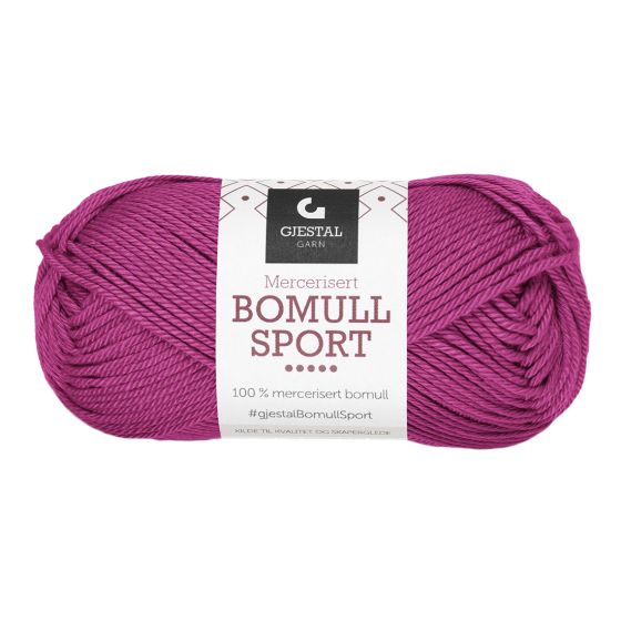 Bomull Sport 50gr garnnøste 390-Pink.