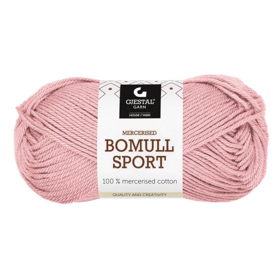 Bomull Sport 50gr garnnøste 399 Flamingo