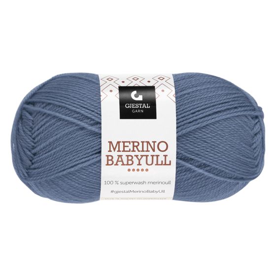 Gjestal Merino Baby Ull garnnøste 891-denim.