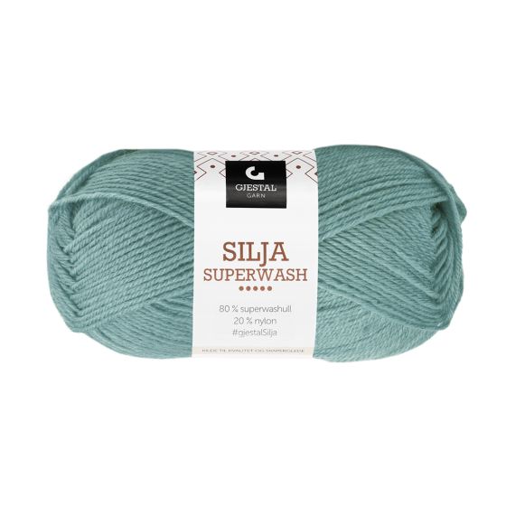 Gjestal Garn Silja Superwash garnnøste 367-blågrønn