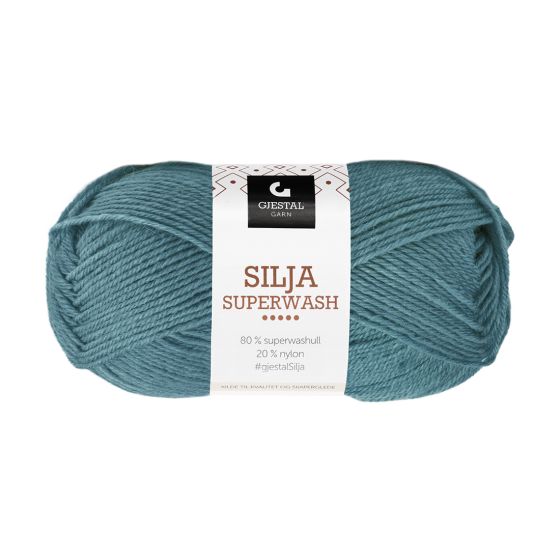 Gjestal Garn Silja Superwash garnnøste 370-petrol