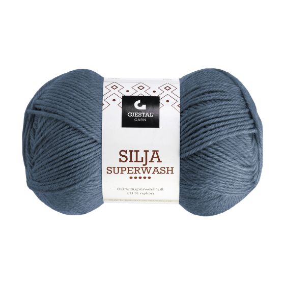 Gjestal Garn Silja Superwash garnnøste 385-denim