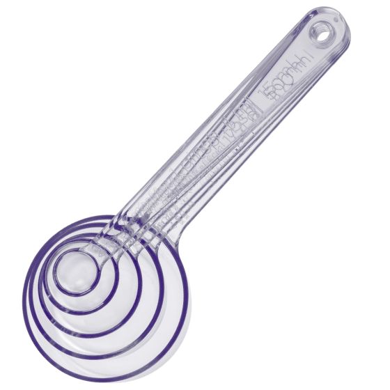 Gastromax Måleskjesett transparent