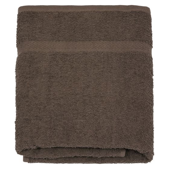 Bekvem håndkle absorberende frotté brun.