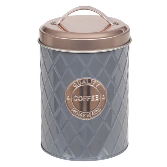 SK Home Selda kaffeboks i tinn grå