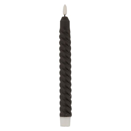 Twist ledstakelys 2pk sort