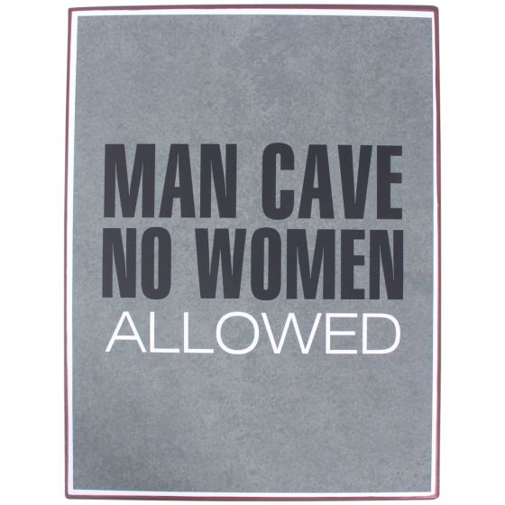Skilt Man cave original