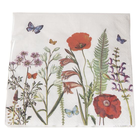 Bloom serviett 20pk multi