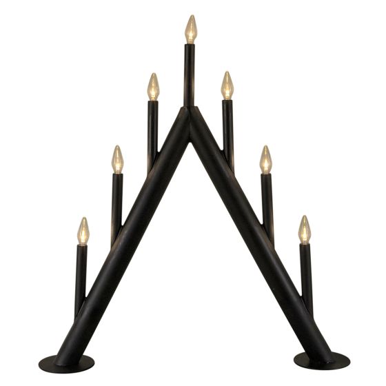 Inez adventsstake 49cm sort.