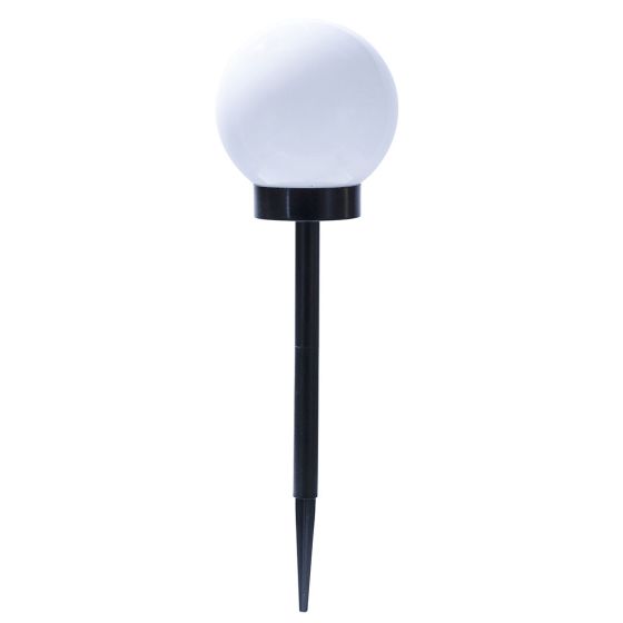 Solarlampe Kuppel hvit/sort