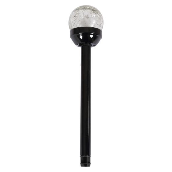 Solarlampe Kule Klar/Sort