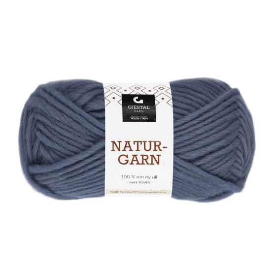 Gjestal Garn Naturgarn 50gr garnnøste 912 - denim