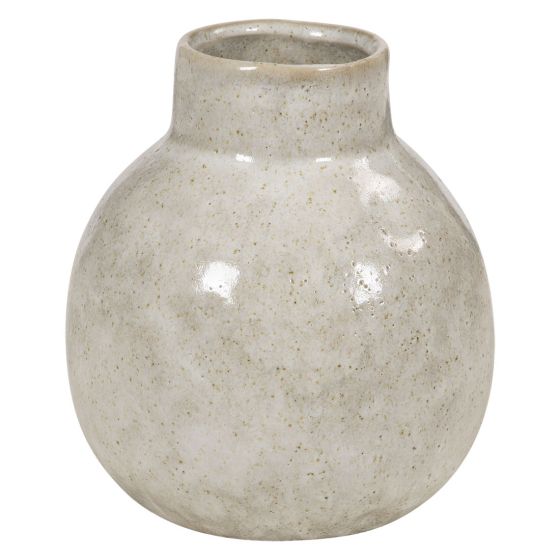 Sara vase i keramikk grå