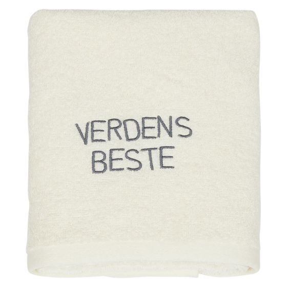 Håndkle med tekst 