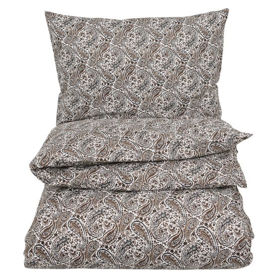 Leitet sengesett brun-beige
