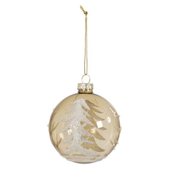 Julekule i glass 2pk Maja .