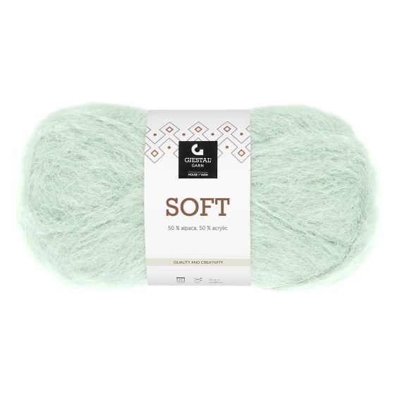Soft 50gr garnnøste 705-mintgrønn.