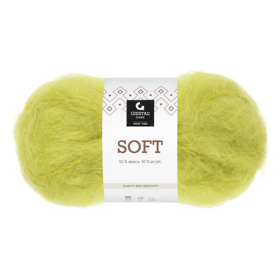 Soft 50gr garnnøste 713-Pæregrønn