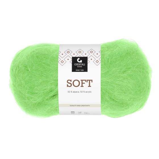 Soft 50gr garnnøste 716-Neongrønn