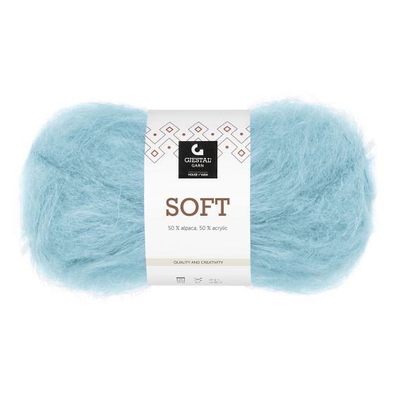Soft 50gr garnnøste 718-Karibisk blå