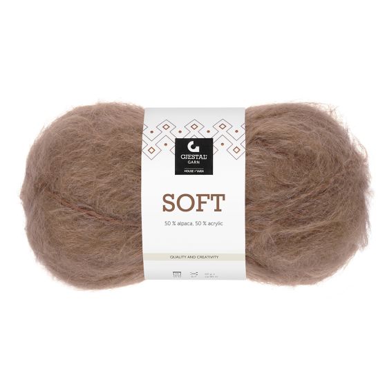 Soft 50gr garnnøste 721-Kamel