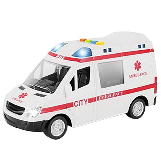 Ambulanse 25cm med lyd og lys Original
